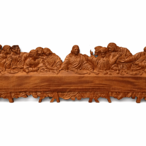 Handmade Jesus Last Supper Wood Art