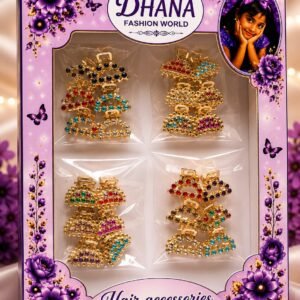 Rhinestone Hair Clip Set